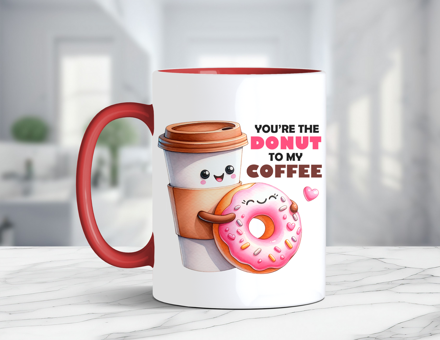 DONUTS AND COFFEE MUG