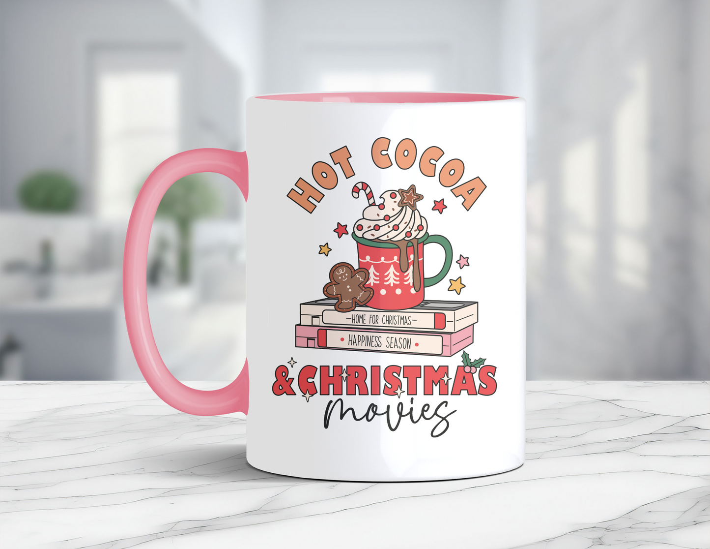 HOT COCOA & CHRISTMAS MOVIES MUG