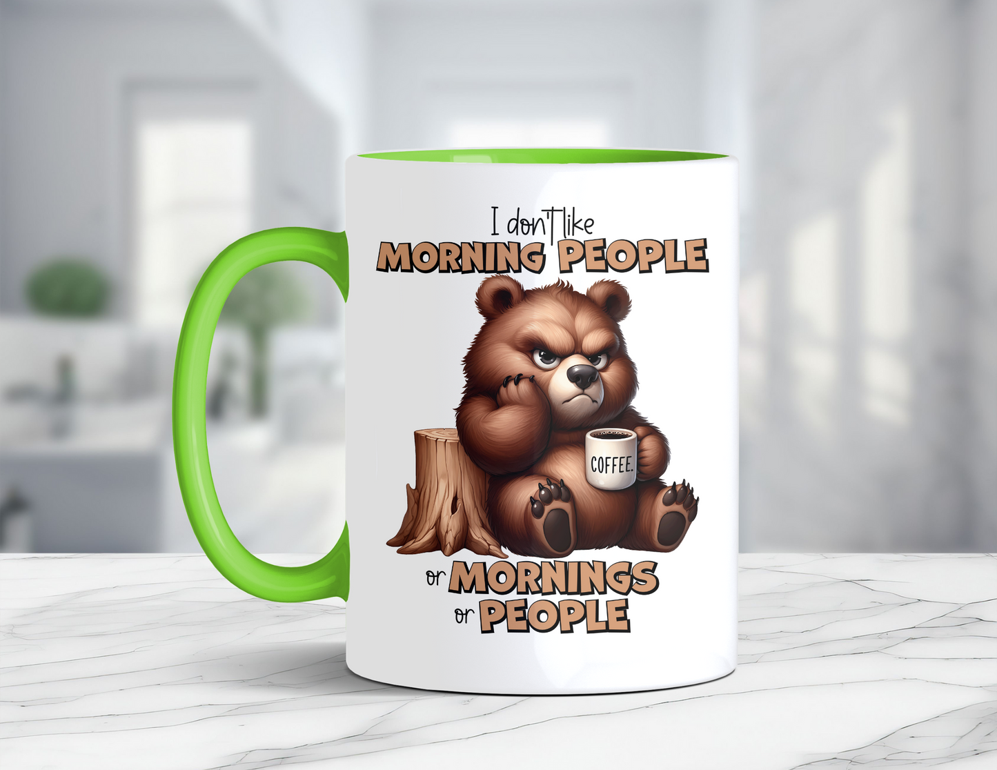 BROWN BEAR DONT LIKE MORNINGS MUG