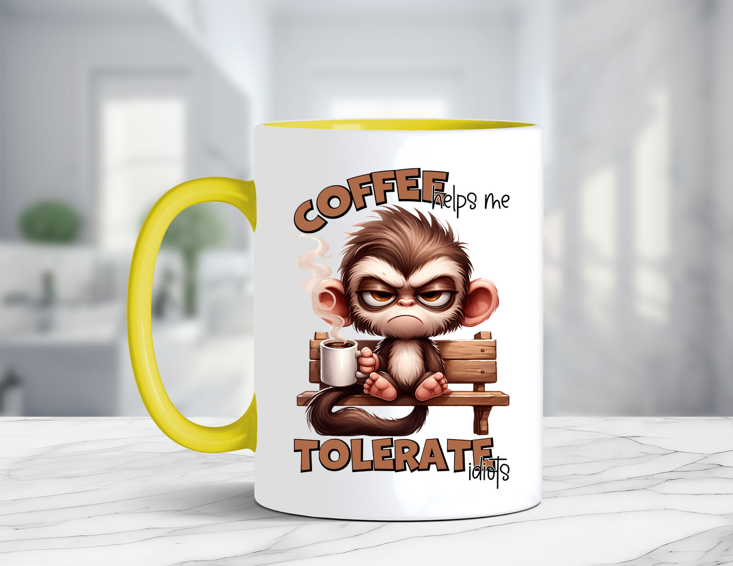FUNNY MONKEY COFFEE MUG