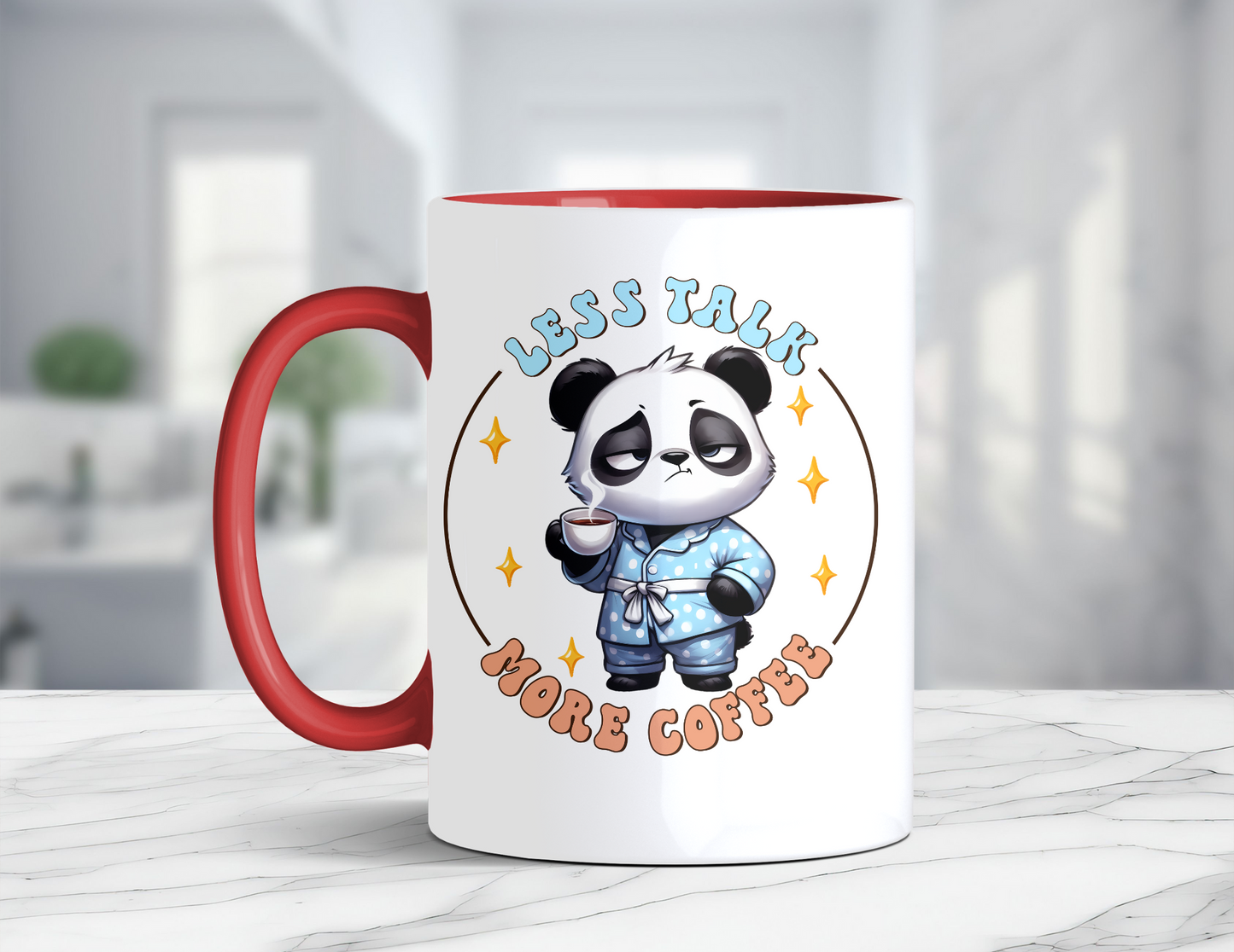 LESS TALK MORE COFFEE PANADA MUG