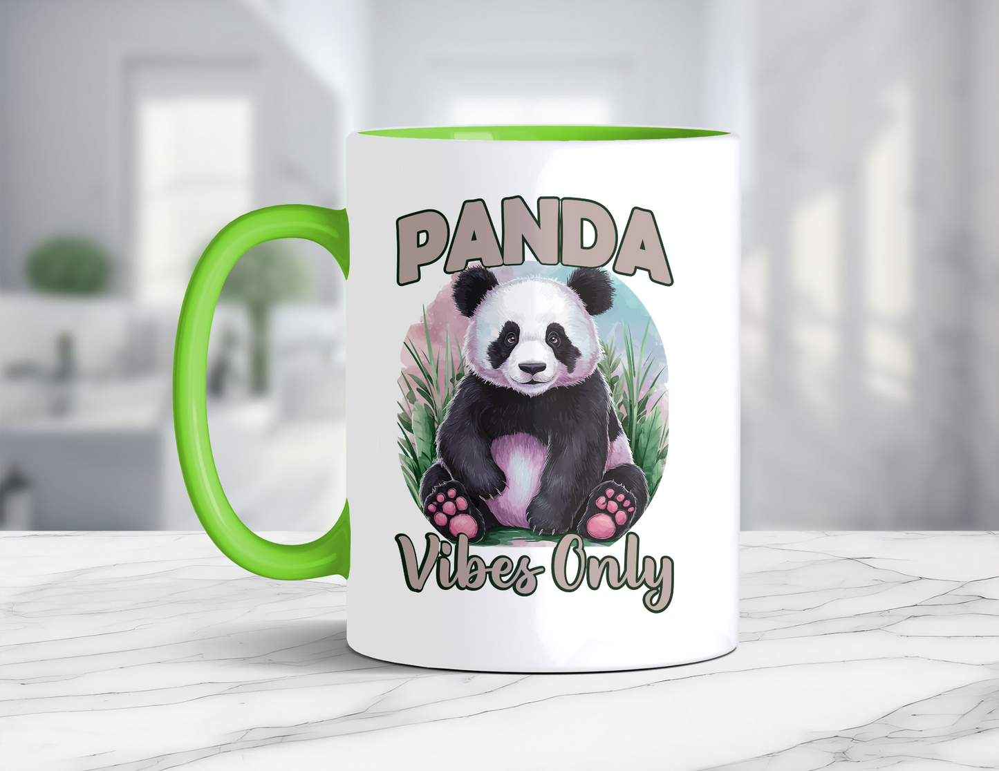 PANDA VIBES ONLY MUG