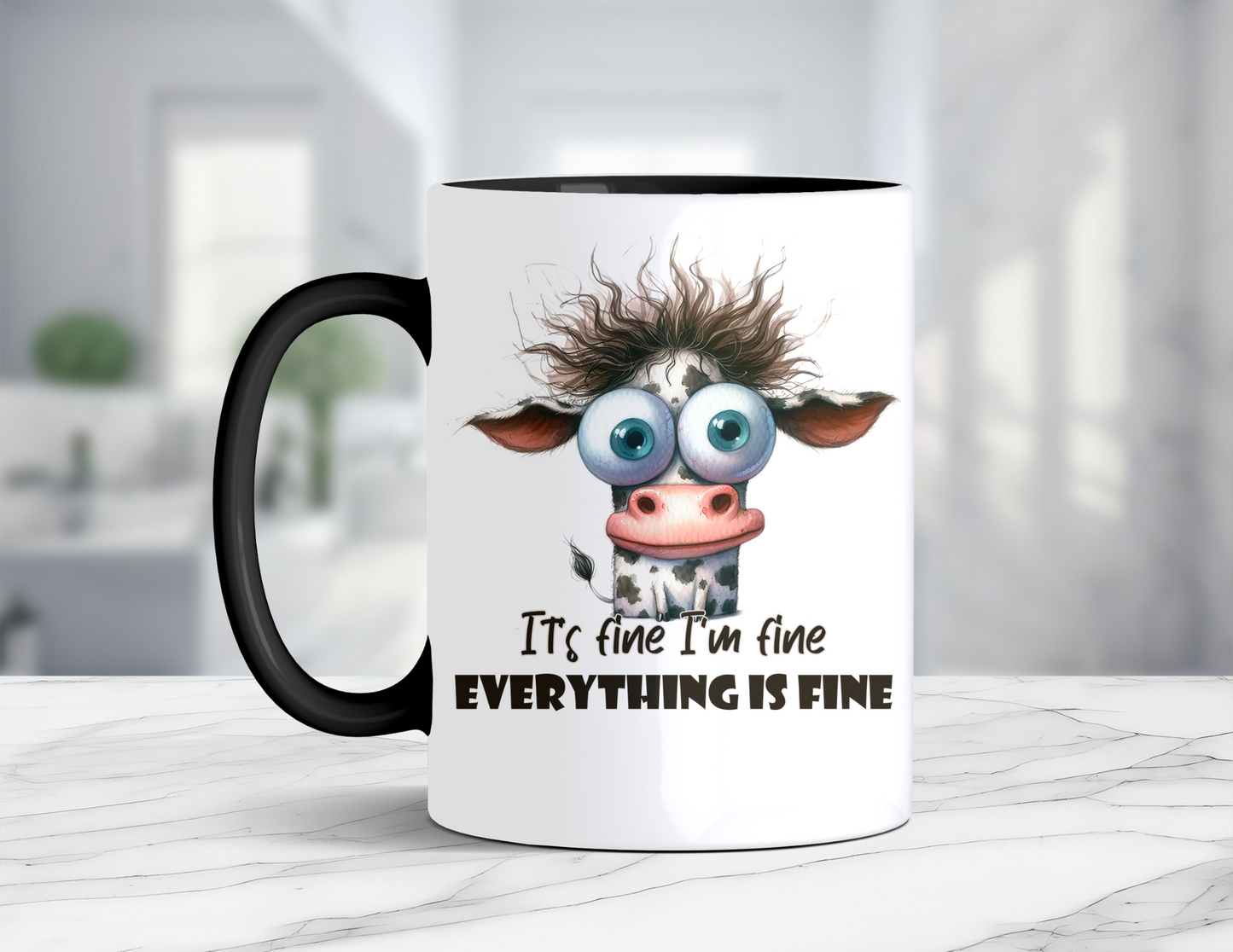 SARCASTIC I'M FINE MUG