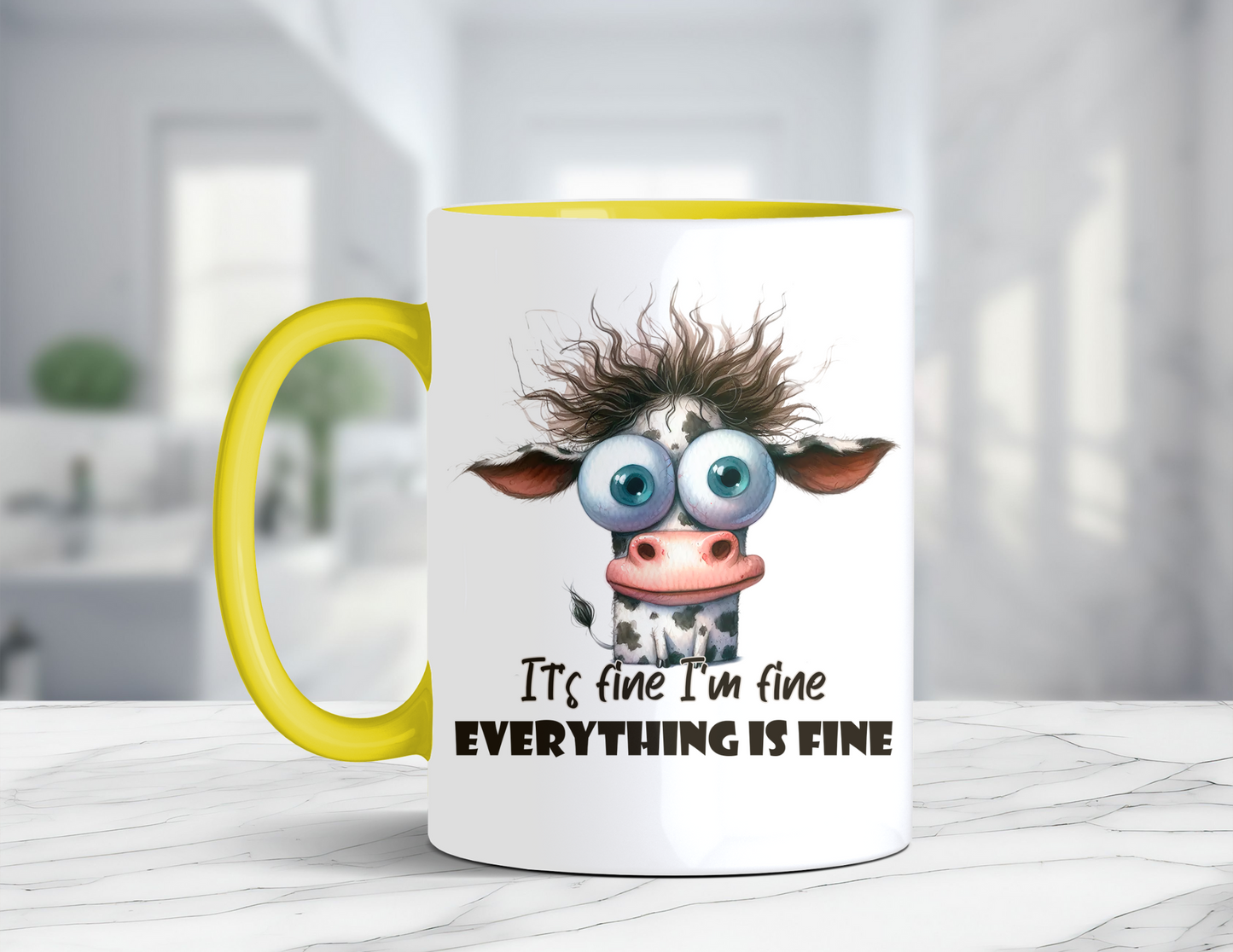 SARCASTIC I'M FINE MUG