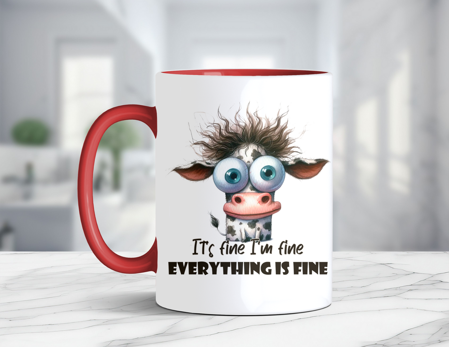 SARCASTIC I'M FINE MUG
