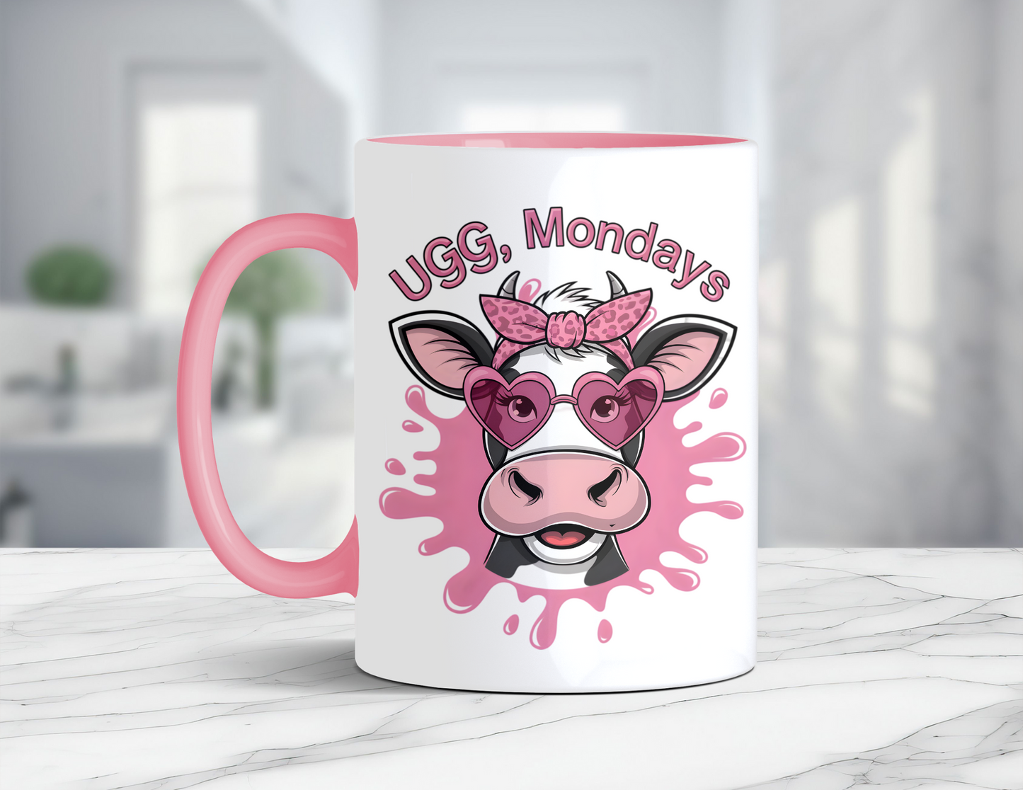 UGG MONDAYS COW MUG