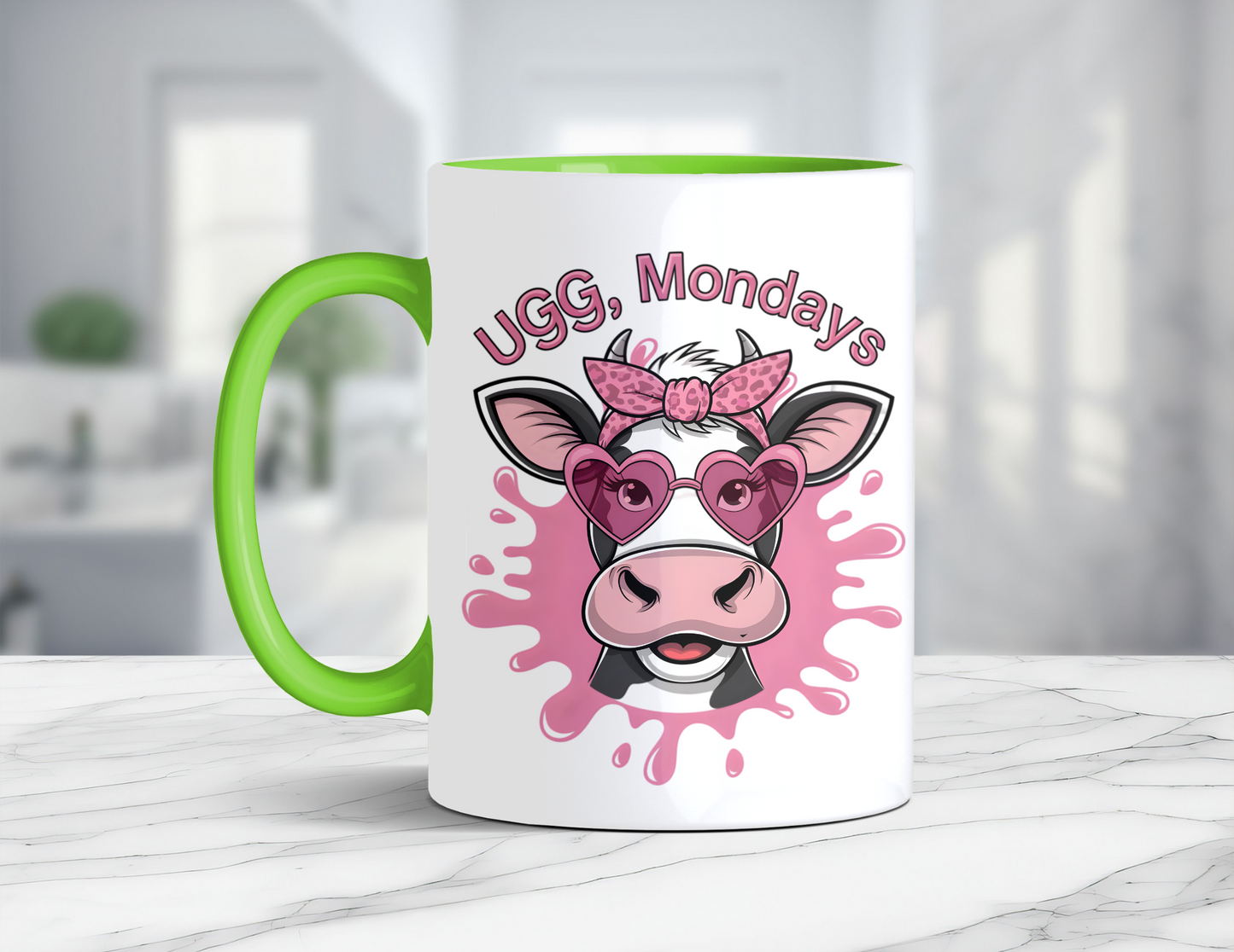 UGG MONDAYS COW MUG