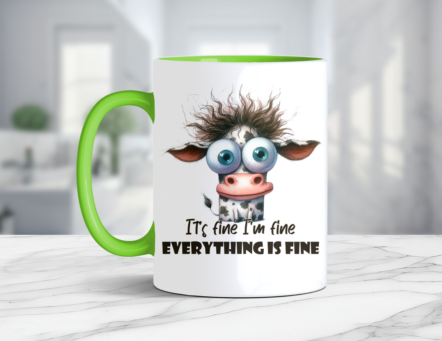 SARCASTIC I'M FINE MUG