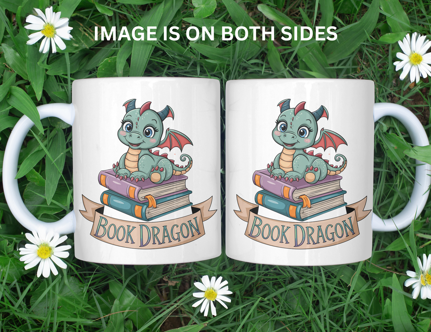 BOOK DRAGON MUG