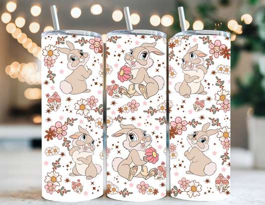 FLORAL BUNNY TUMBLER