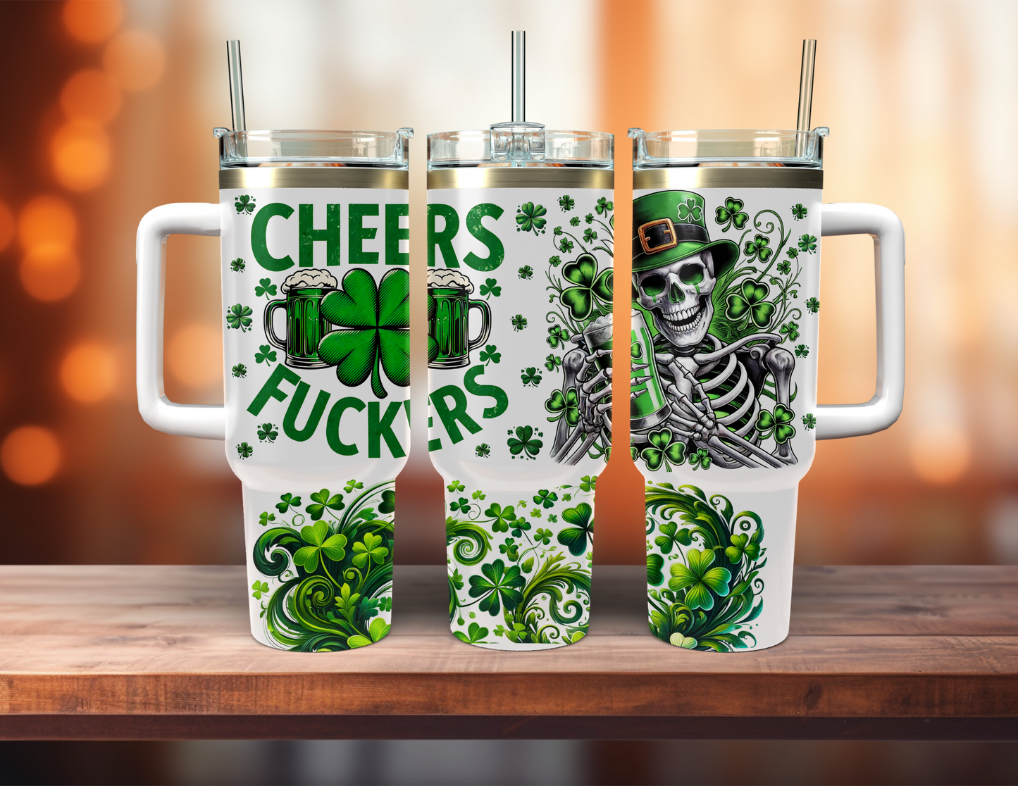 CHEERS IRISH 40 OZ TUMBLER