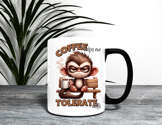 FUNNY MONKEY COFFEE MUG