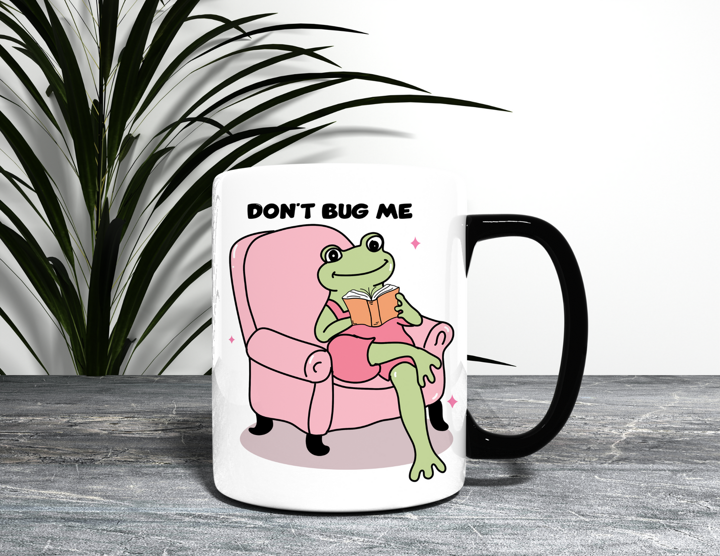DON'T BUG ME FROG MUG