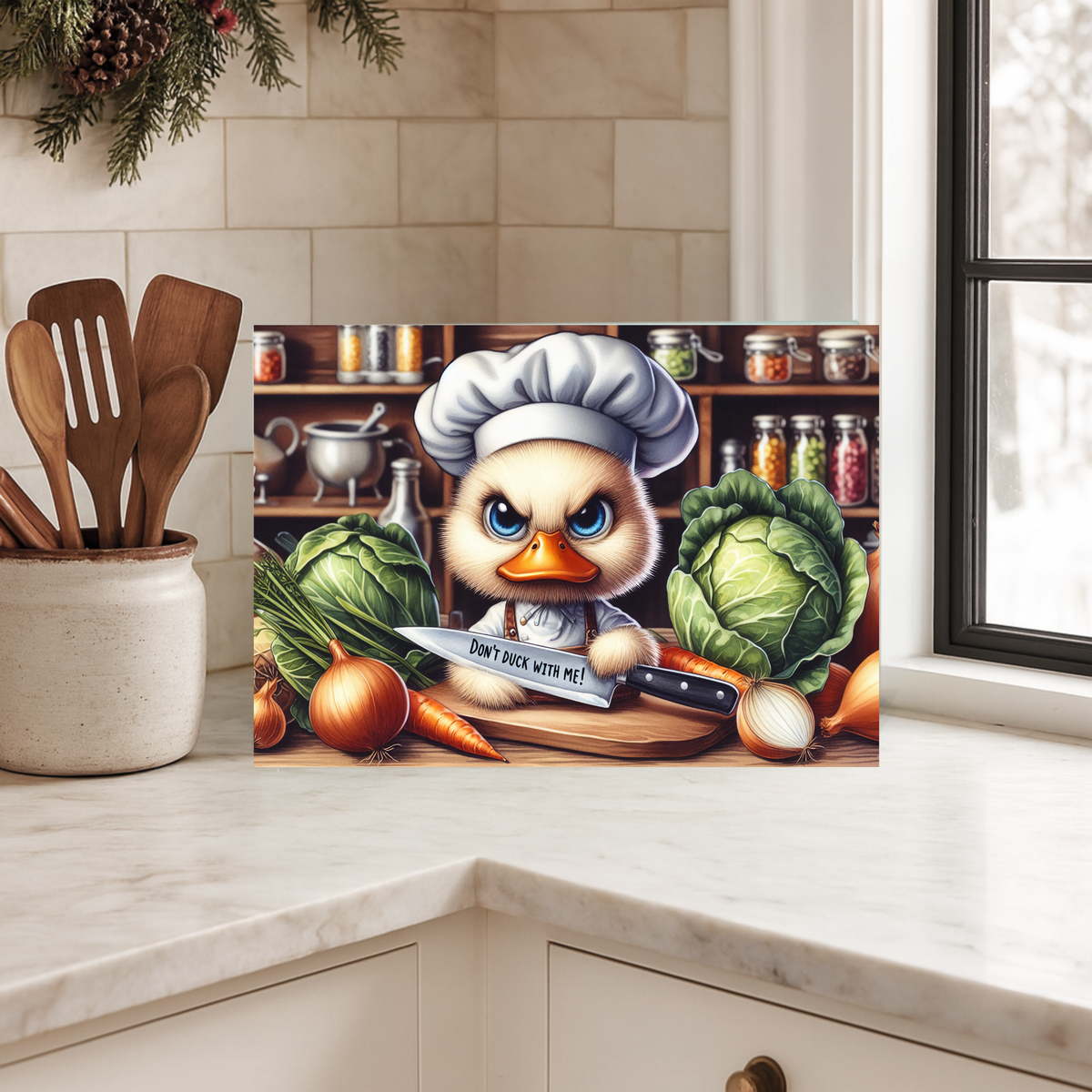 DUCK CUTTING BOARD