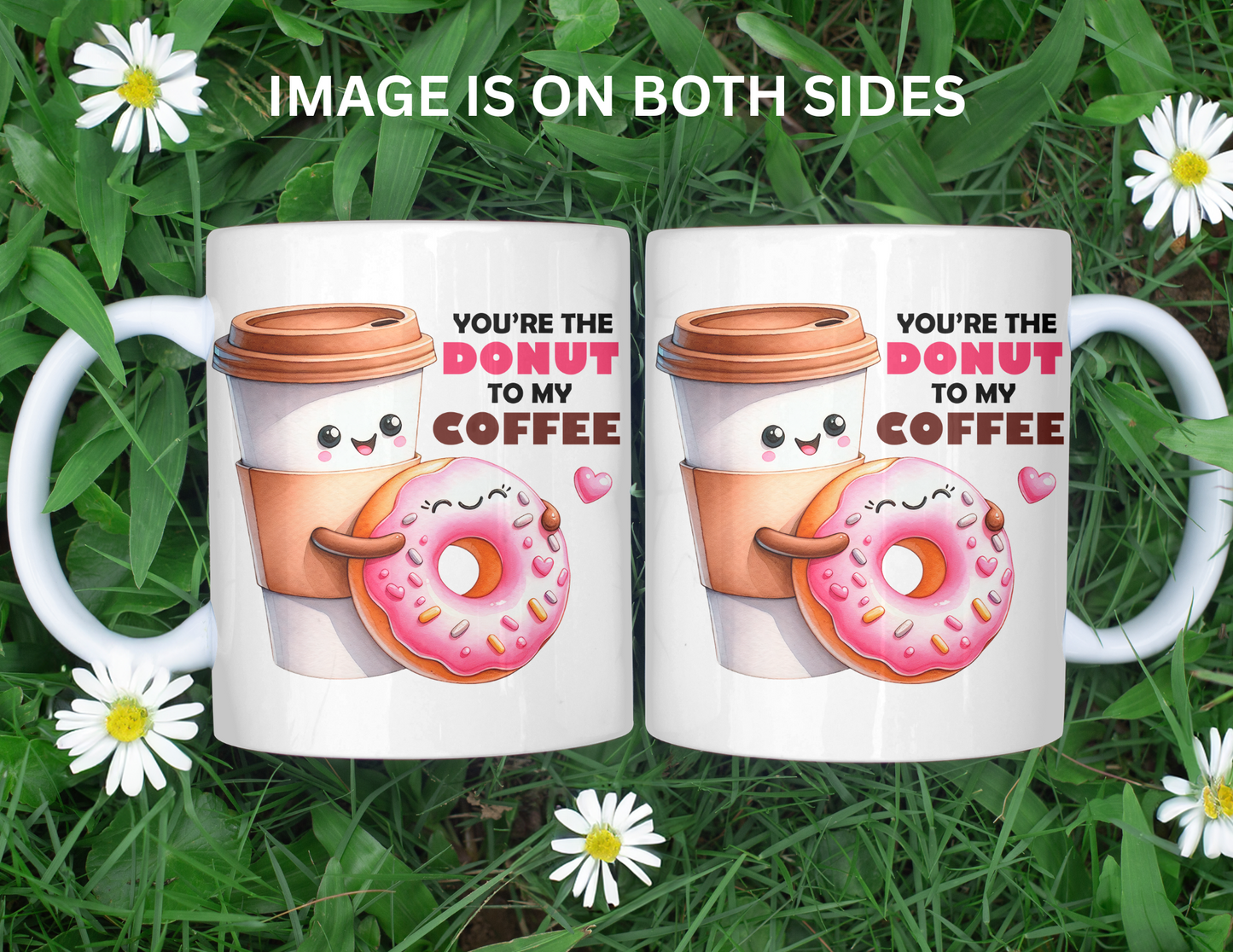 DONUTS AND COFFEE MUG