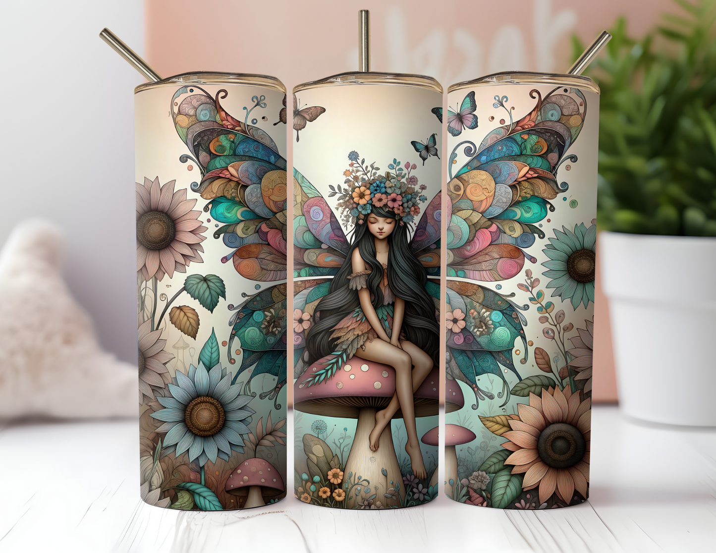 FLORAL FAIRY TUMBLER