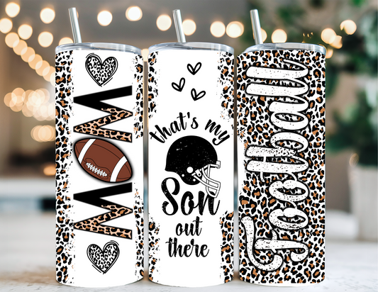 FOOTBALL MOM TUMBLER