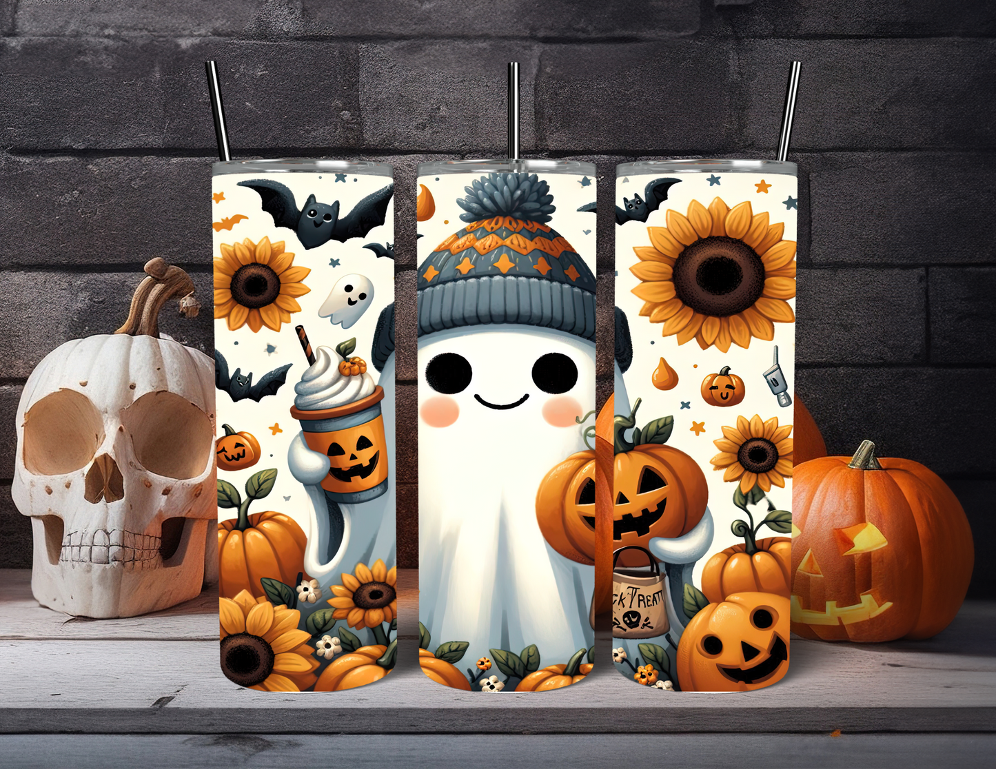 GHOST & PUMPKINS TUMBLER