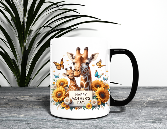 HAPPY MOTHER'S DAY GIRAFFE MUG