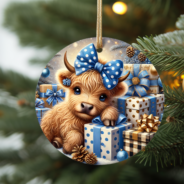 HIGHLAND COW ORNAMENT