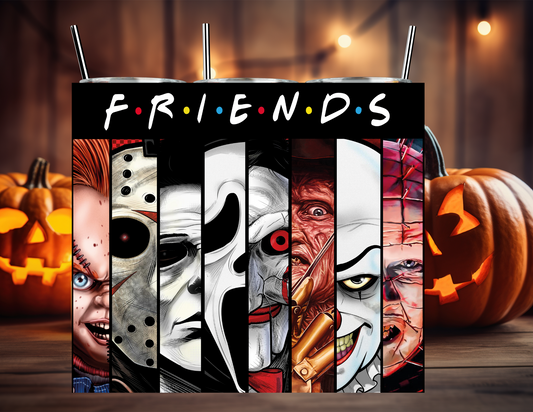 FRIENDS HORROR TUMBLER