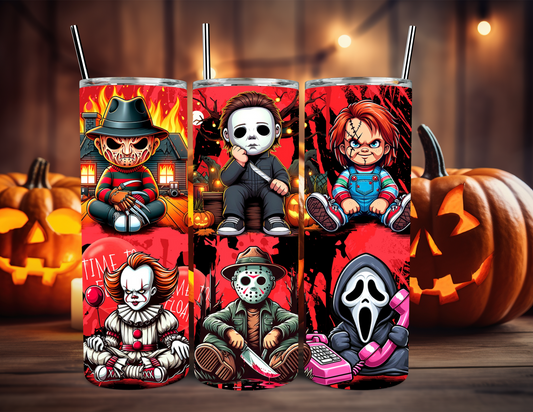 HORROR HALLOWEEN TUMBLER