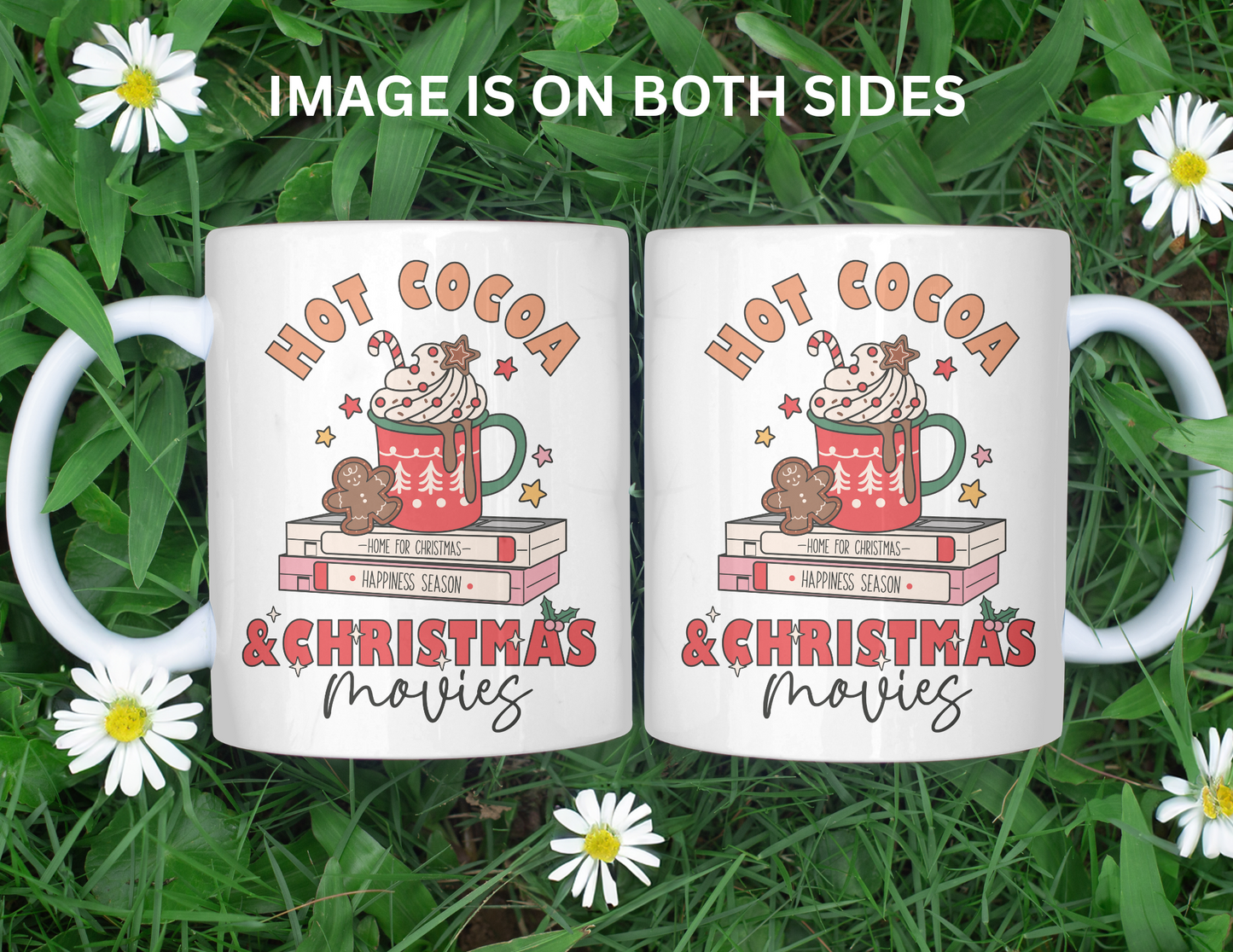 HOT COCOA & CHRISTMAS MOVIES MUG