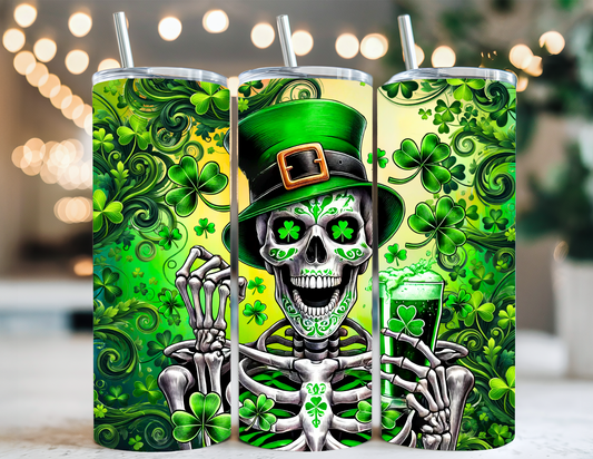IRISH SKELETON TUMBLER