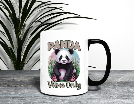 PANDA VIBES ONLY MUG