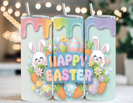 PASTEL EASTER BUNNY TUMBLER
