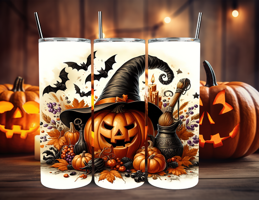 PUMPKIN WITCH TUMBLER