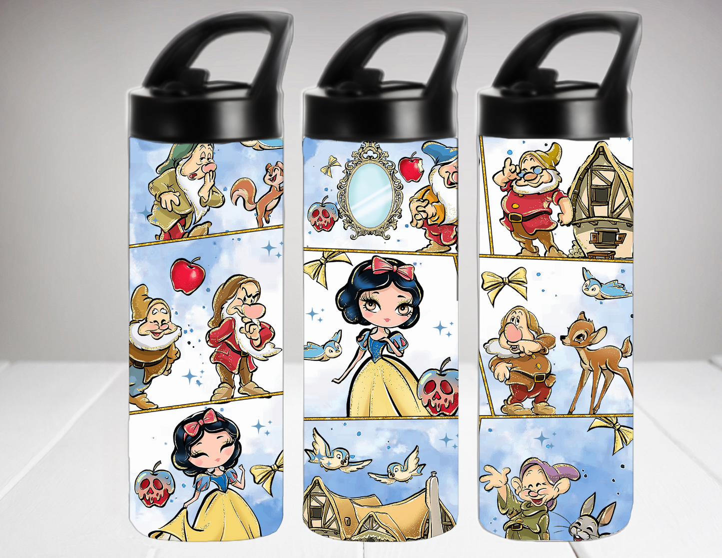KIDS SNOW WHITE AND FRIENDS TUMBLER