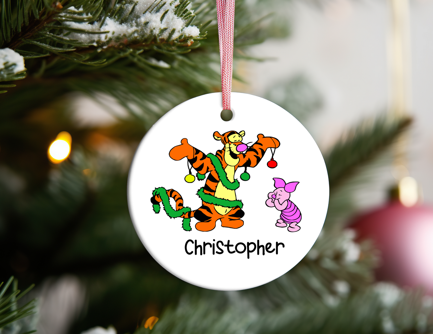 PERSONALIZED TIGGER ORNAMENT