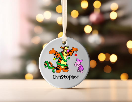 PERSONALIZED TIGGER ORNAMENT