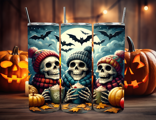 WINTER SKELETONS TUMBLER