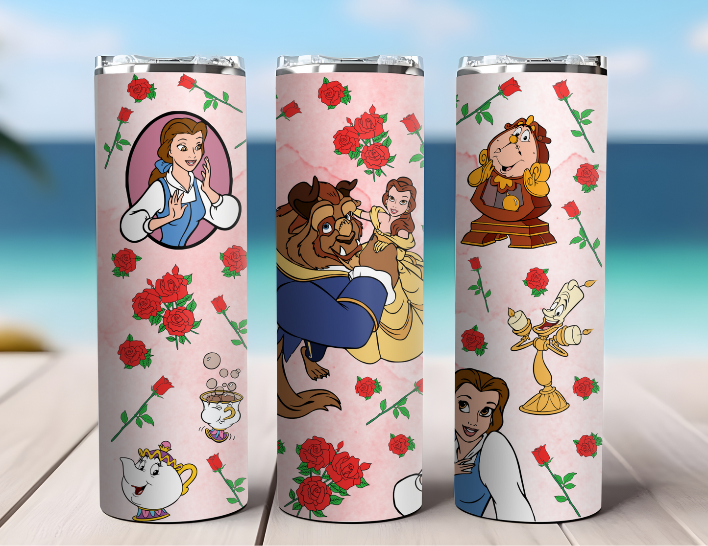 BEAUTY AND THE BEAST TUMBLER