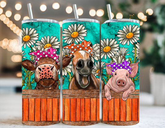 FARM ANIMAL TUMBLERS