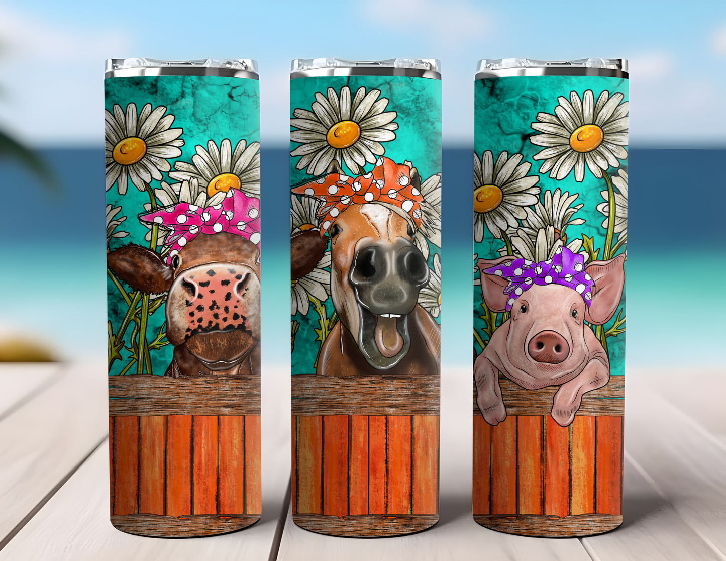 FARM ANIMAL TUMBLERS