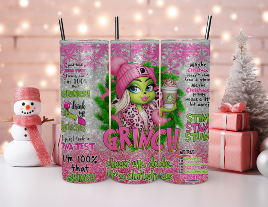 GIRL GRINCH TUMBLER