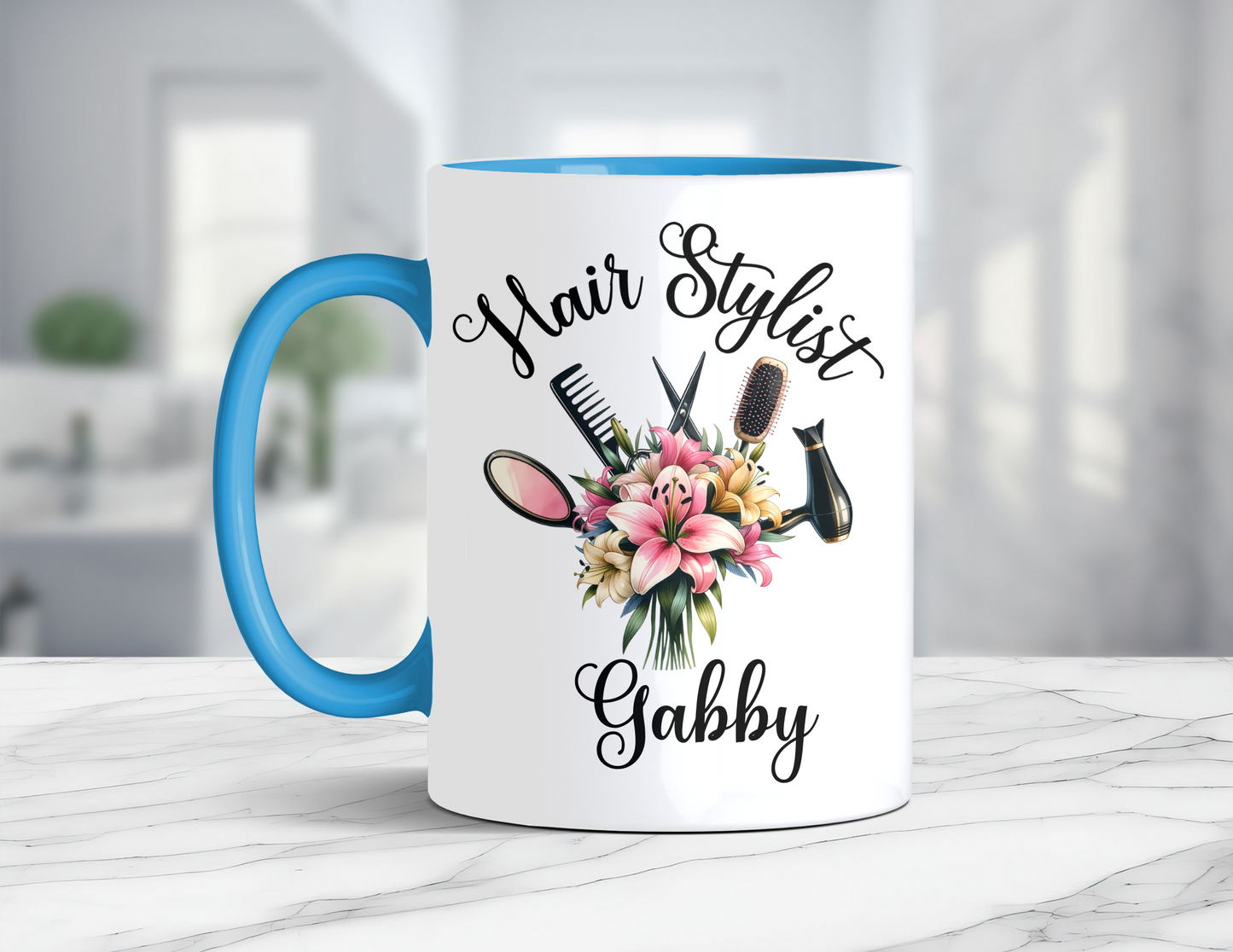 PERSONALIZED HAIR STYLIST MUG
