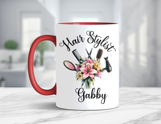 PERSONALIZED HAIR STYLIST MUG