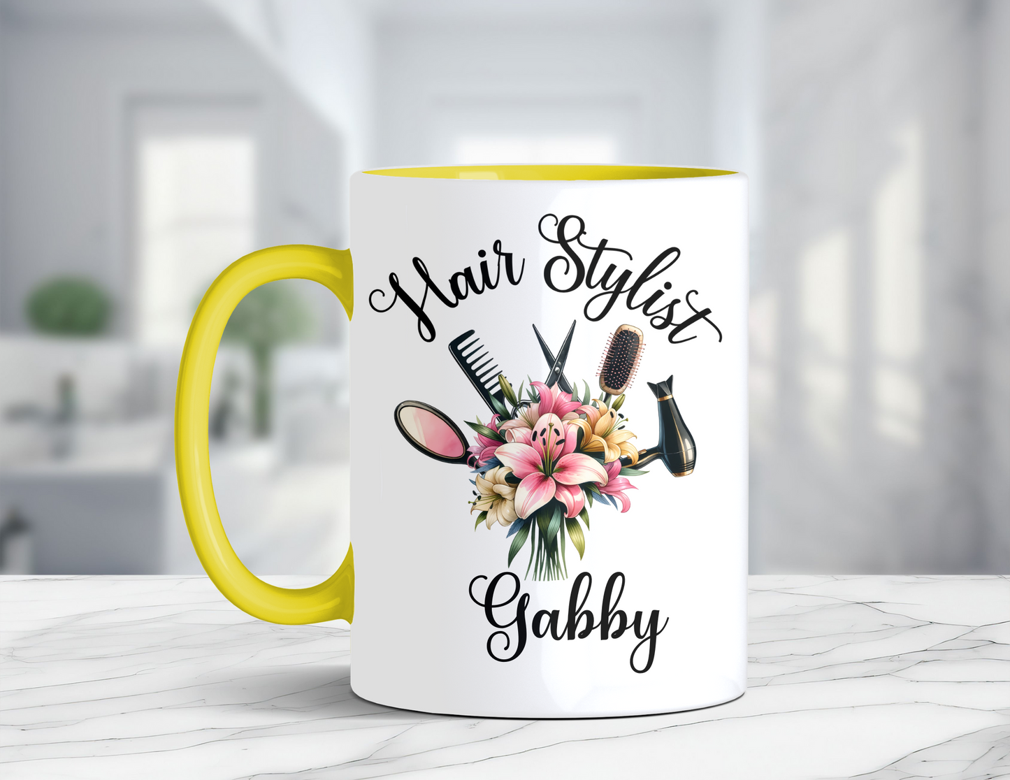 PERSONALIZED HAIR STYLIST MUG