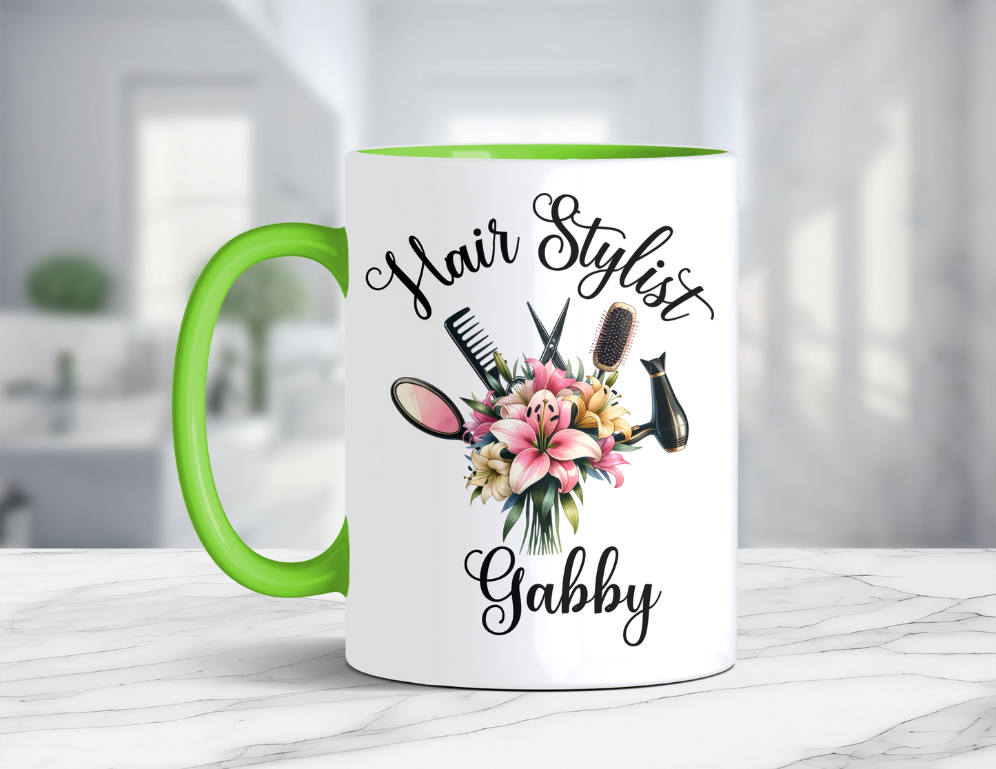 PERSONALIZED HAIR STYLIST MUG