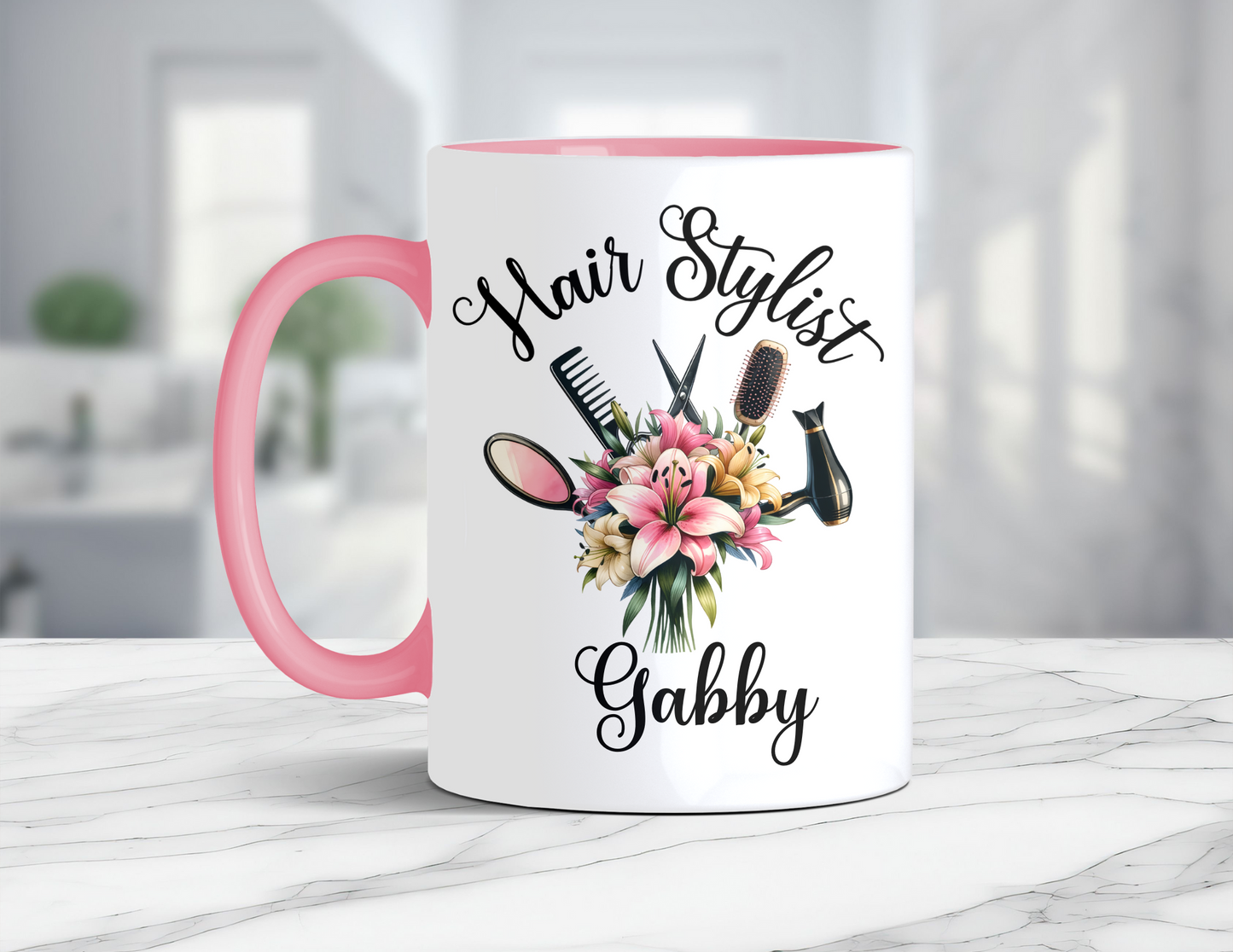 PERSONALIZED HAIR STYLIST MUG