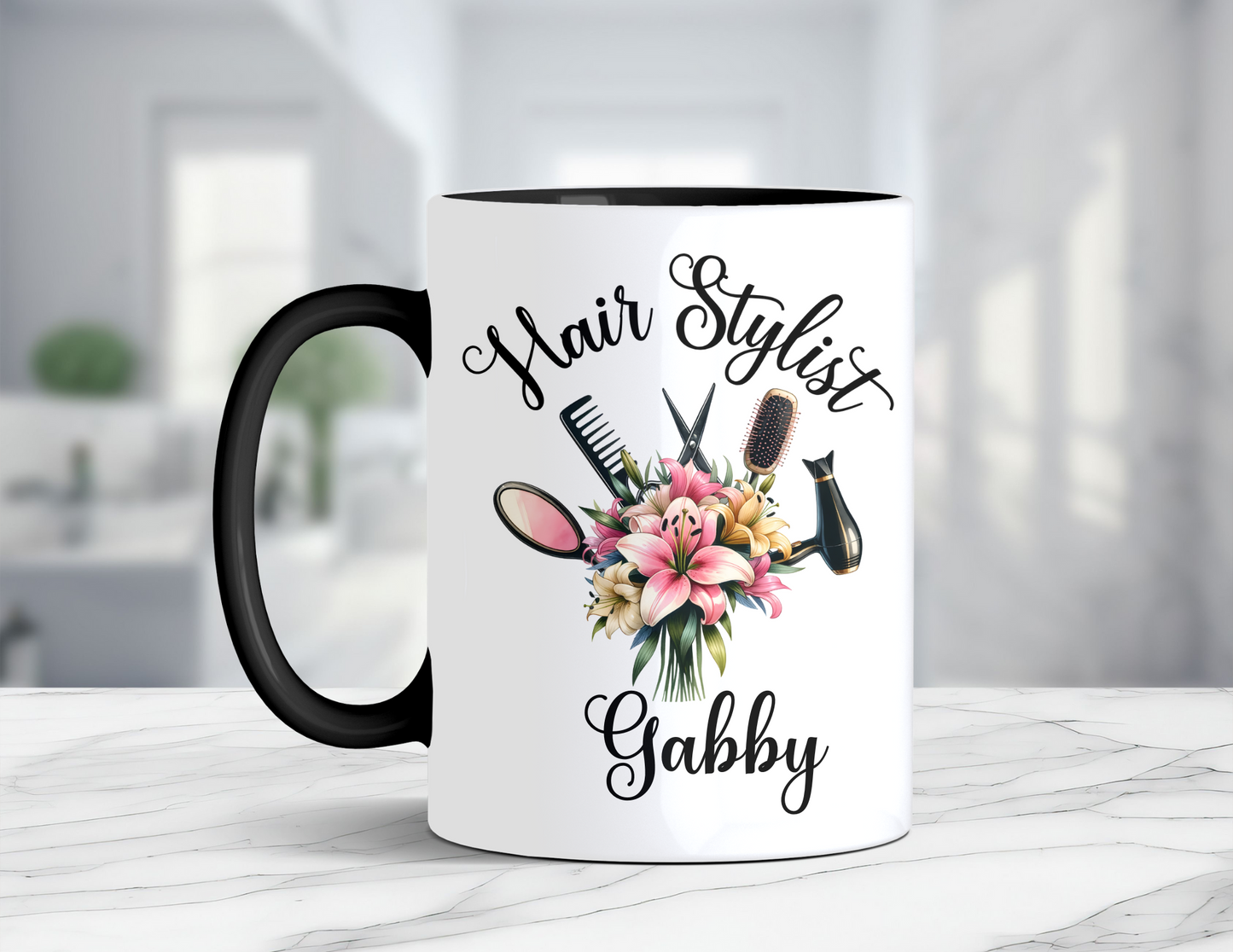 PERSONALIZED HAIR STYLIST MUG