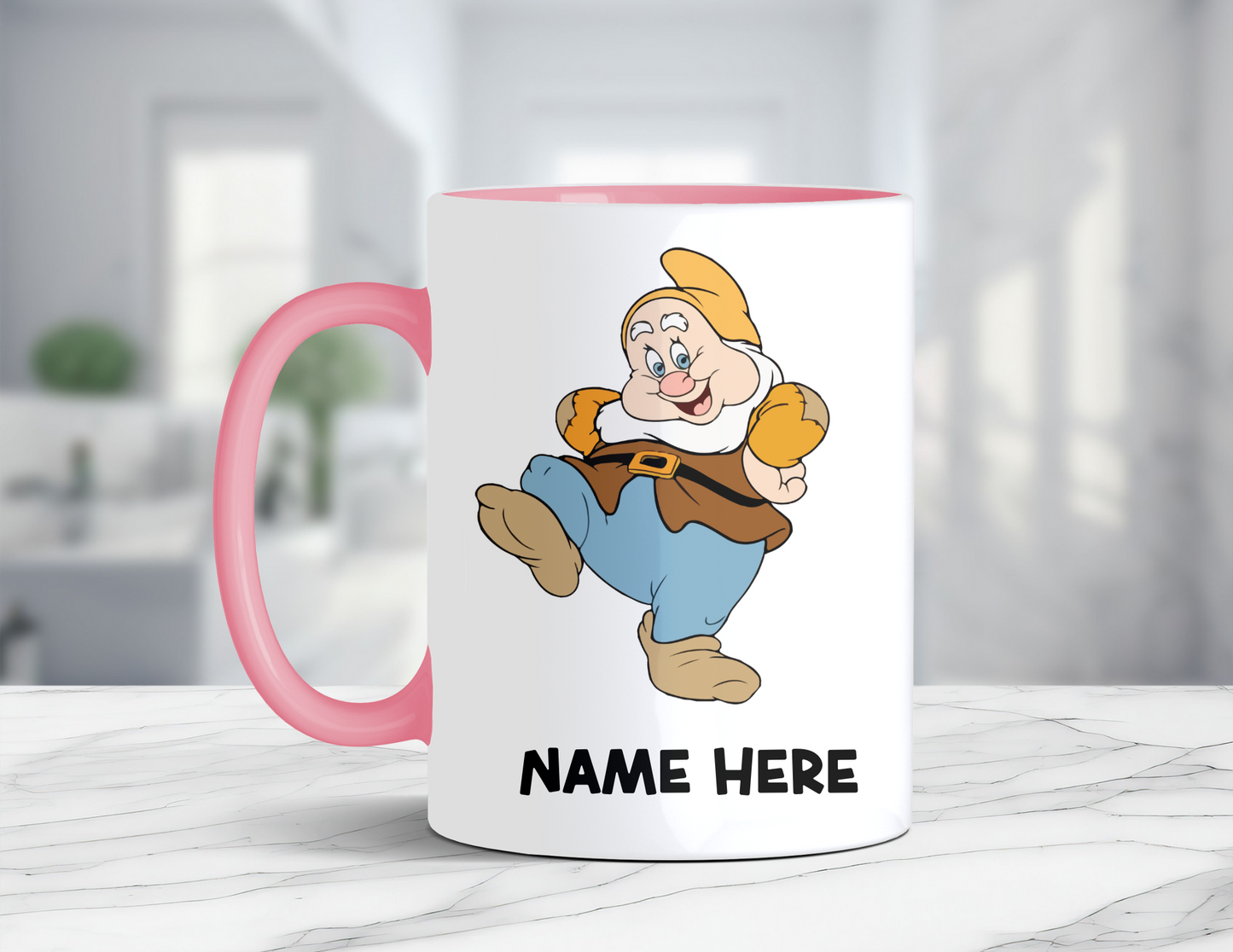 PERSONALIZED HAPPY COFFEE MUG