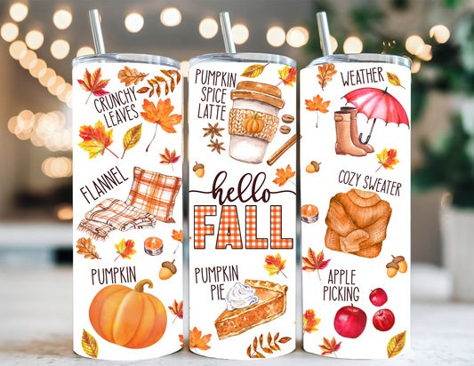 HELLO FALL TUMBLER