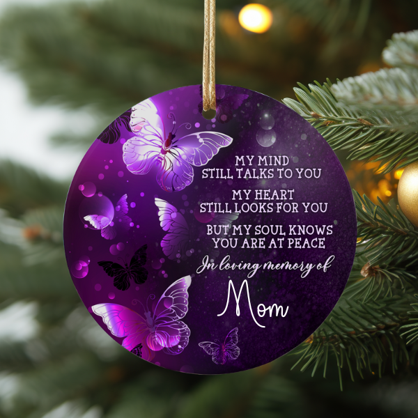 PERSONALIZED MEMORIAL ORNAMENT