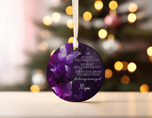 PERSONALIZED MEMORIAL ORNAMENT