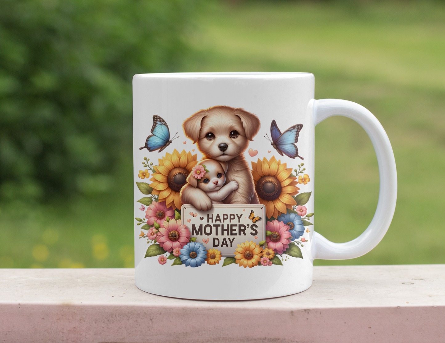 HAPPY MOTHER'S DAY PUPPIES MUG